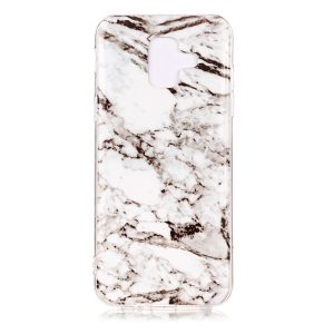  Coque samsung galaxy A6 2018 marbre blanc