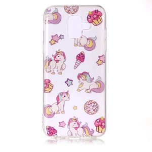 COQUE SAMSUNG GALAXY A6 2018 LICORNE BONBONS