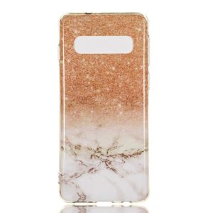COQUE SAMSUNG GALAXY S10 PLUS MARBRE DEGRADE BLANC